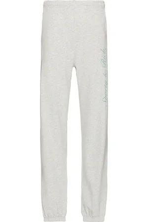 Sporty & Rich French Sweatpants in Light Grey