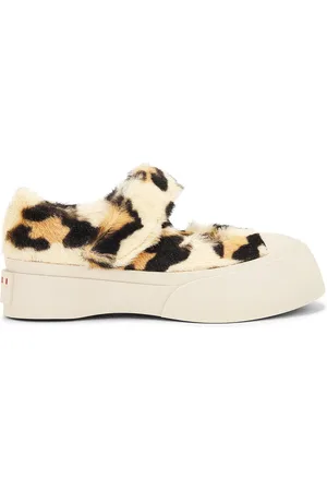 Marni Mary Jane Sneaker in Brown