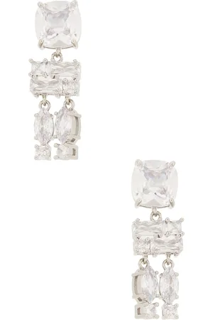 Paco rabanne Crystal Earrings in Metallic Silver