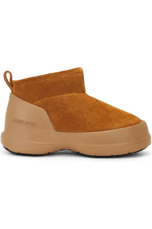 Moon Boot Luna Low Suede Boot in Brown