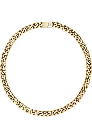 Khaite Elio Chain Necklace in Metallic Gold