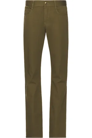 Saint Laurent Slim Fit Jean in Olive