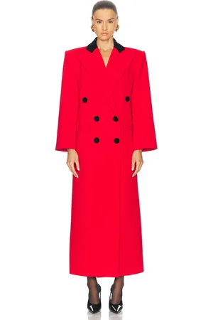 Retrofete Constance Coat in Red