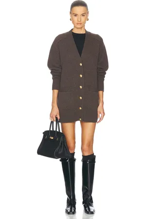 NILI LOTAN Jaycee Cardigan in Brown