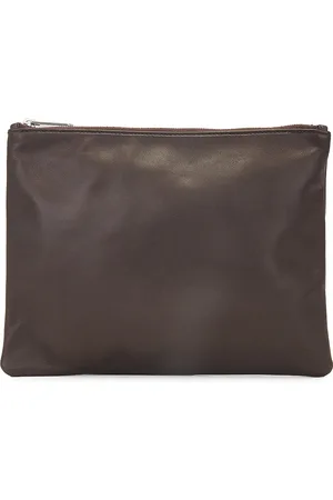 The Row Allegra Pouch in Chocolate