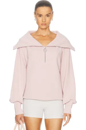 Varley Vine Half-zip Pullover in Rose