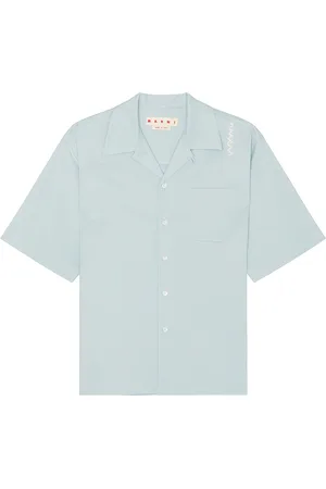 Marni Button Down Shirt in Baby Blue