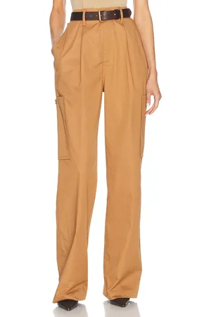 Helsa Paperbag Pant in Tan