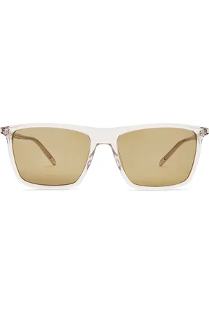 Saint Laurent SL 668 Sunglasses in Beige