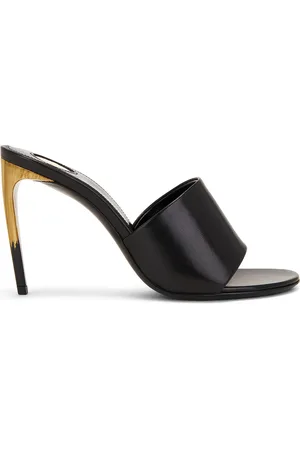 Saint Laurent Bridget Sandal in Black