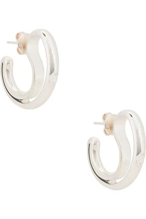Bottega Veneta Hoop Earrings in Metallic