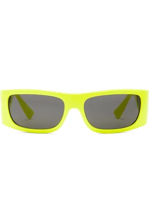 VERSACE Rectangular Sunglasses in Yellow