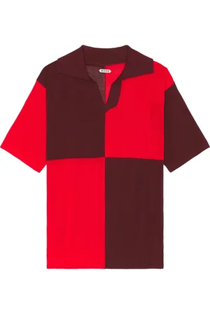 BODE Checker Polo in Red