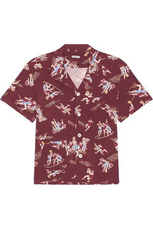 BODE Layup Short Sleeve Shirt in Purple