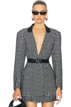 Norma Kamali Single Breasted Boy Fit Riding Jacket in Black
