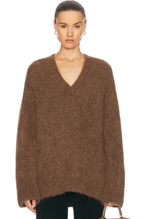 Loulou de Saison Goto Sweater in Chocolate