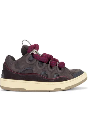 Lanvin Curb Sneakers in Charcoal