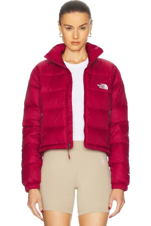 The North Face Hydrenalite Down Short Jacket in Burgundy