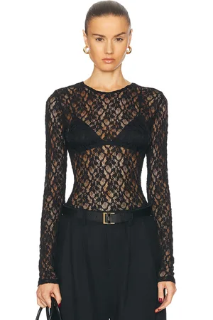 Frame Mesh Lace Top in
