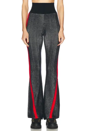 Perfect Moment Evie Knitted Flare Legging in Red