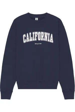 Sporty & Rich California Crewneck in Blue