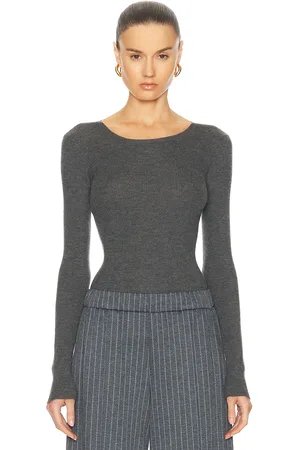 SPRWMN Long Sleeve Cashmere Baby Tee in