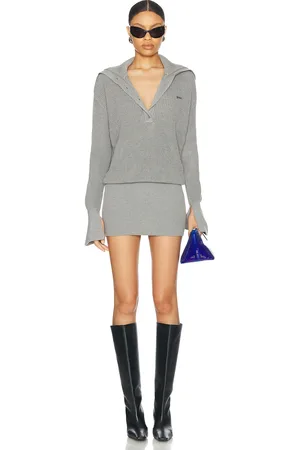 SER.O.YA Katana Sweater Dress in Grey