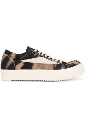 DRKSHDW BY RICK OWENS Vintage Sneaks in Black,Tan