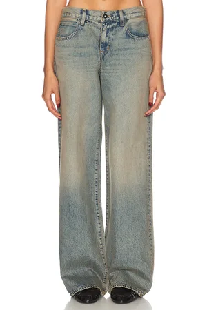 SLVRLAKE Mica Wide Leg in Denim-Medium