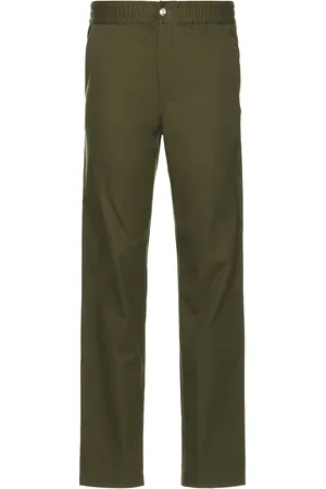 Maison Kitsuné Casual Pants in Army