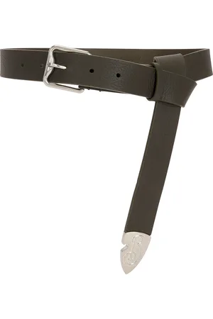 Burberry B Buckle Shield Belt in Brown
