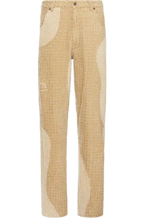 HONOR THE GIFT Groove Panel Pant in Brown