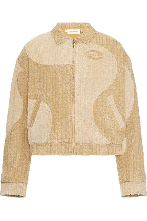 HONOR THE GIFT Groove Panel Jacket in Brown