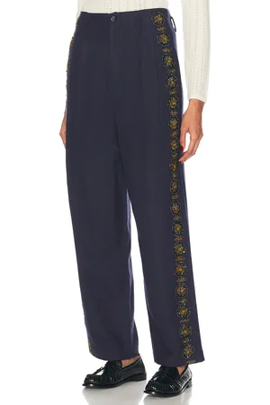 BODE Deco Collage Trouser in Blue