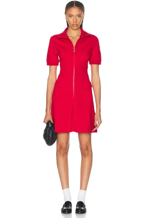 Moncler Shirt Dress in Red