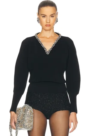 Simkhai Townes V Neck Pullover Sweater in
