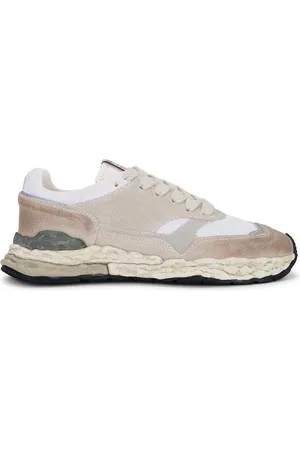Maison Mihara Yasuhiro George Original Sole Mixed Material Low Top Sneaker in Tan