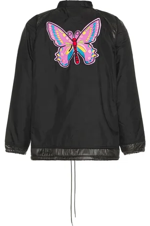 Pins & Needles Coach Jacket In in Black