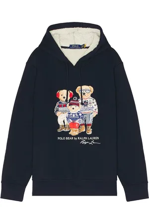 Ralph Lauren Long Sleeve Bear Sweatshirt in Navy