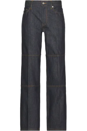 Helmut Lang Zip Carpenter Jean in Undone Indigo in Denim-Dark