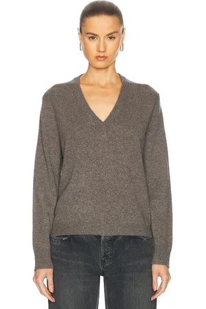 Jenni Kayne Flynn Cashmere Sweater in Grey