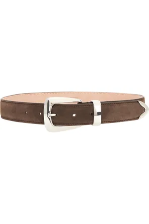 Khaite Benny 30mm Belt in Brown