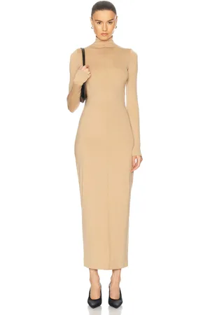 WARDROBE.NYC X Rosie Huntington-Whiteley RHW Body Dress in Brown