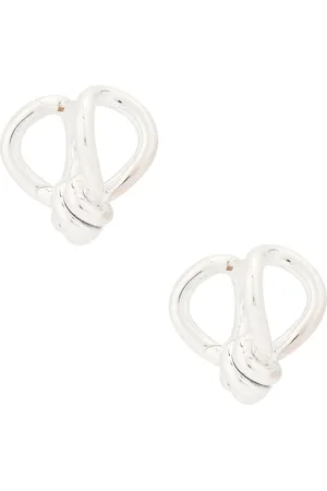 Bottega Veneta Hoop Earrings in Metallic