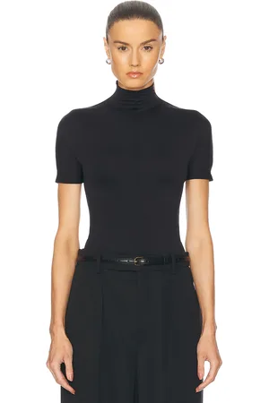 WARDROBE.NYC X Rosie Huntington-Whiteley RHW Short Sleeve Bodysuit in