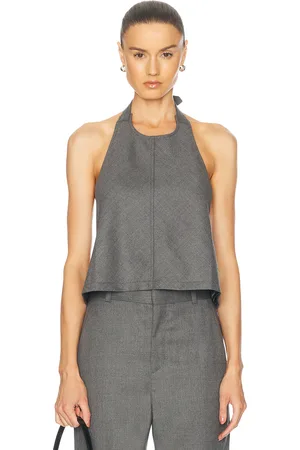 WARDROBE.NYC Backless Halter Top in