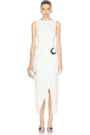 Staud Talia Dress in White