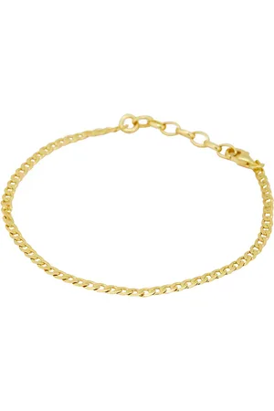 Serge DeNimes Flat Cuban Chain Bracelet in Metallic
