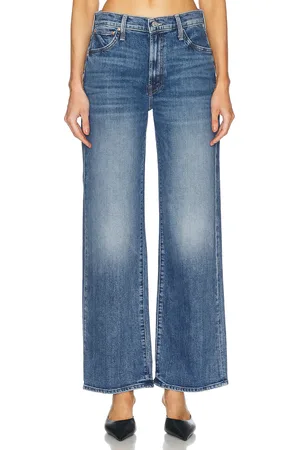 Mother The Dodger Flood Cuff in Denim-Medium