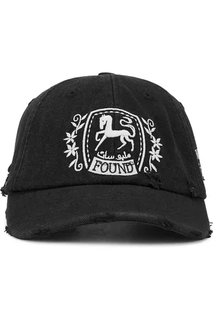 Found Logo Crest Cap in Black